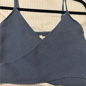 NWT aerie crossover tank in blue